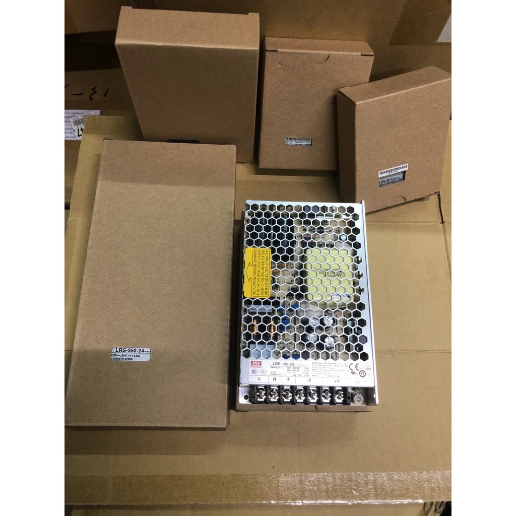 [MeanWell] Nguồn xung LRS-150-24 (24VDC-6.2A) hàng chất lượng cao
