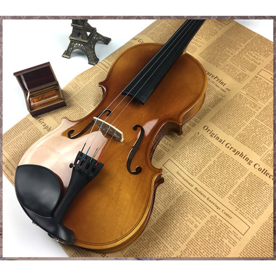 Đàn Violin Gỗ Thích Cao Cấp Full Box Đủ Phụ Kiện Size 4/4 Chuẩn Quốc Tế WOIM USA-1000