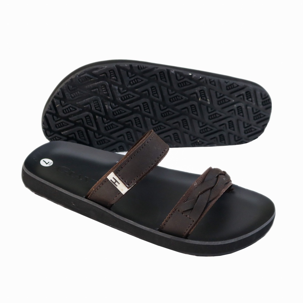 Dép nữ quai da DTK532 - GIÀY GIAVY