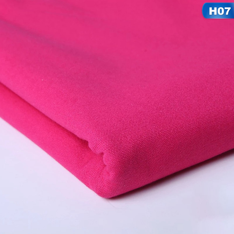 Cuộn vải cotton canvas polyester màu trơn