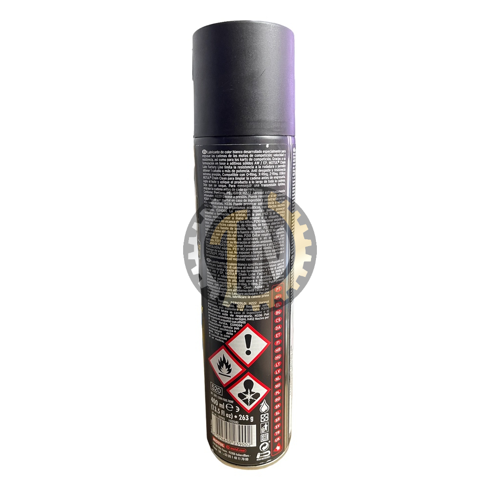 Chai xịt dưỡng sên Motul C4 Factory Line 400ml chính hãng