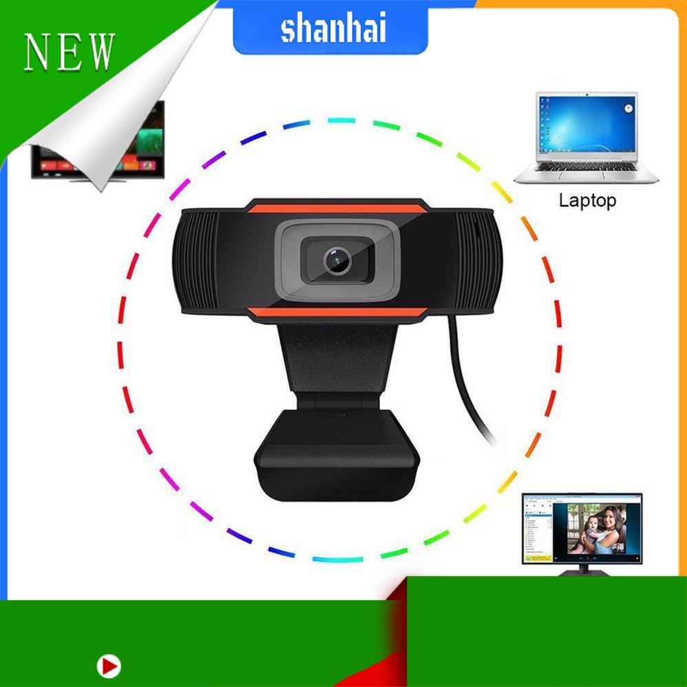 [Mẫu mới] Webcam Có Thể Xoay 30 Độ Usb 2.0 Độ Nét HD720p Tích Hợp Micro Tiện Dụng