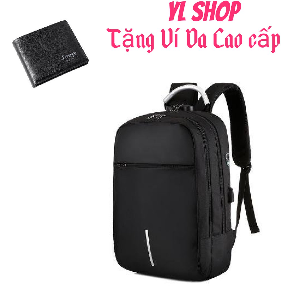 BALO LAPTOP NAM NỮ CÓ KHÓA SỐ TIỆN LỢI CHẤT LIỆU CHỐNG THẤM NƯỚC NEW-0003 TẶNG VÍ NAM DA CAO CẤP VÀ CÁP NỐI SẠC