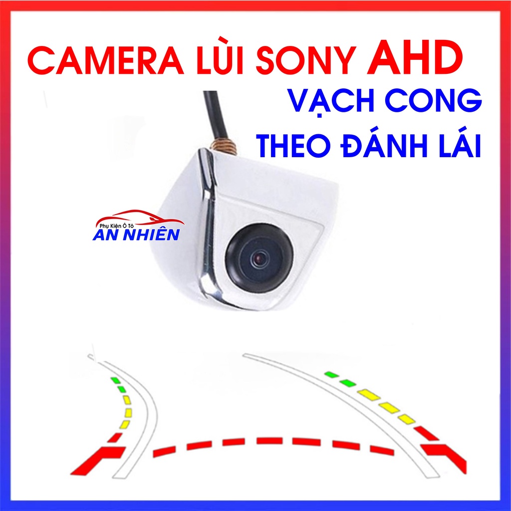 Camera Lùi AHD  Vạch Cong Theo Góc Đánh Lái, Cam De AHD 170 Độ đánh lái theo vô lăng(Chỉ Dùng Cho Màn Hình Android)