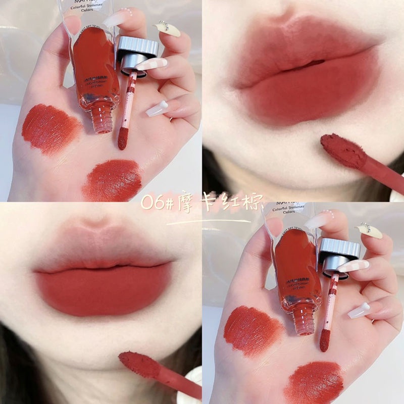 Son Kem Lì MAFFICK Mềm Môi Căng Mọng Ice Cube Velvet Cute Doll Tuýp
