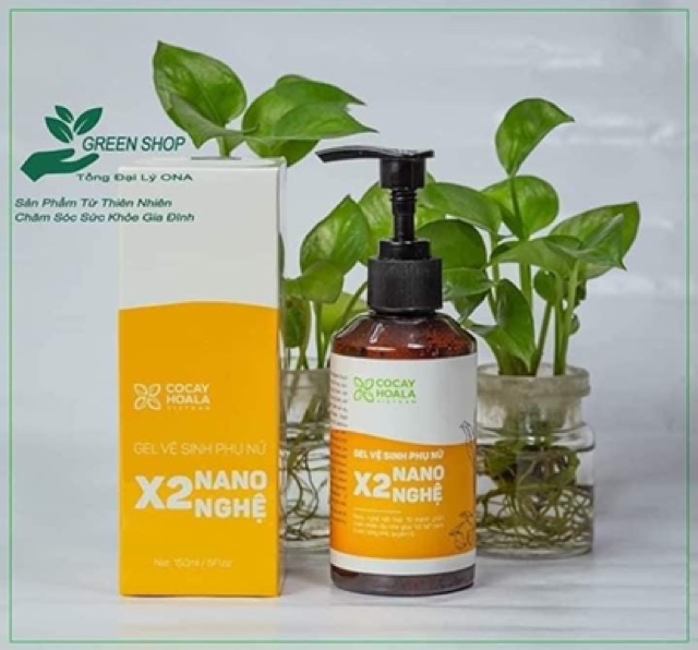 Dung dịch vệ sinh phụ nữ thảo dược gel x2 nano nghệ cỏ cây hoa lá - ảnh sản phẩm 4