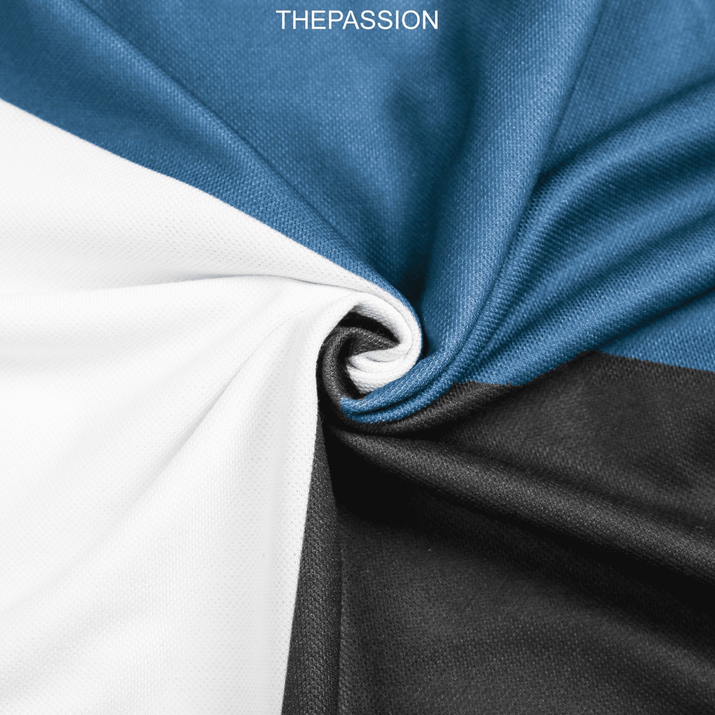 Áo thun nam cổ tròn tay ngắn TRICOLOR vải cá sấu Cotton xuất xịn, chuẩn form, sang trọng, thanh lịch – THEPASSION