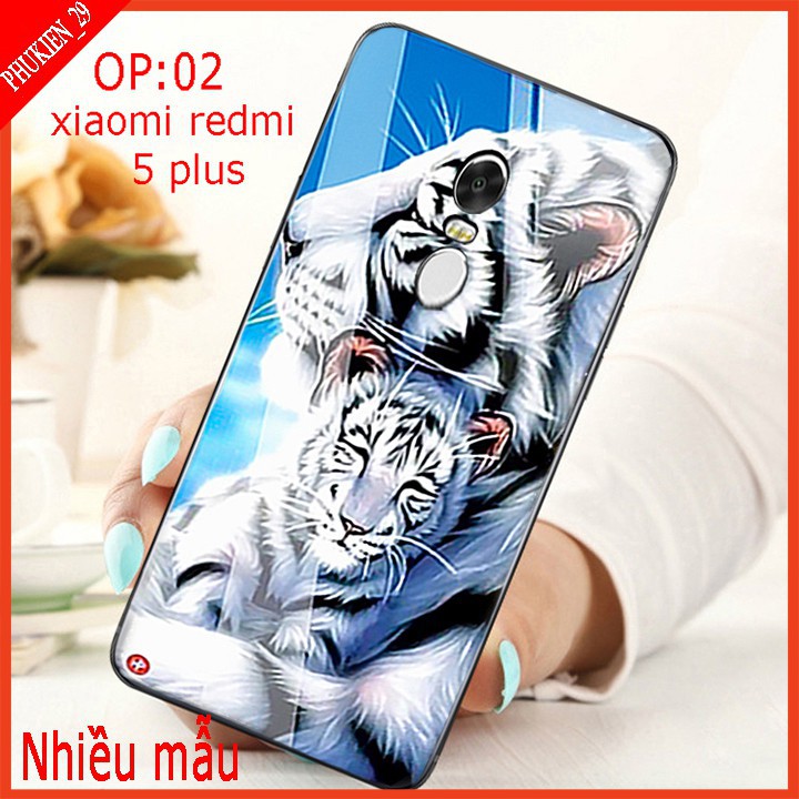 Ốp lưng kính 3D Xiaomi redmi 5 plus, ốp lưng kính 3d sang trọng, ảnh thật shop có cung cấp video ạ TAIYOSHOP4