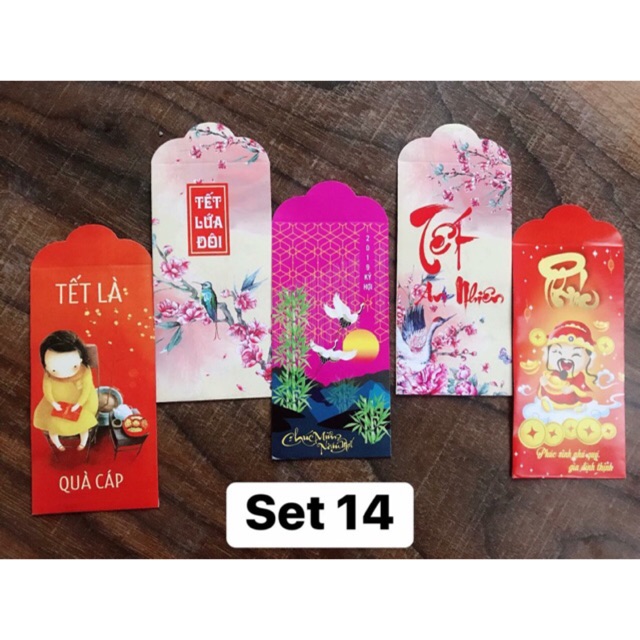 10 chiếc lì xì Xuân - set 14