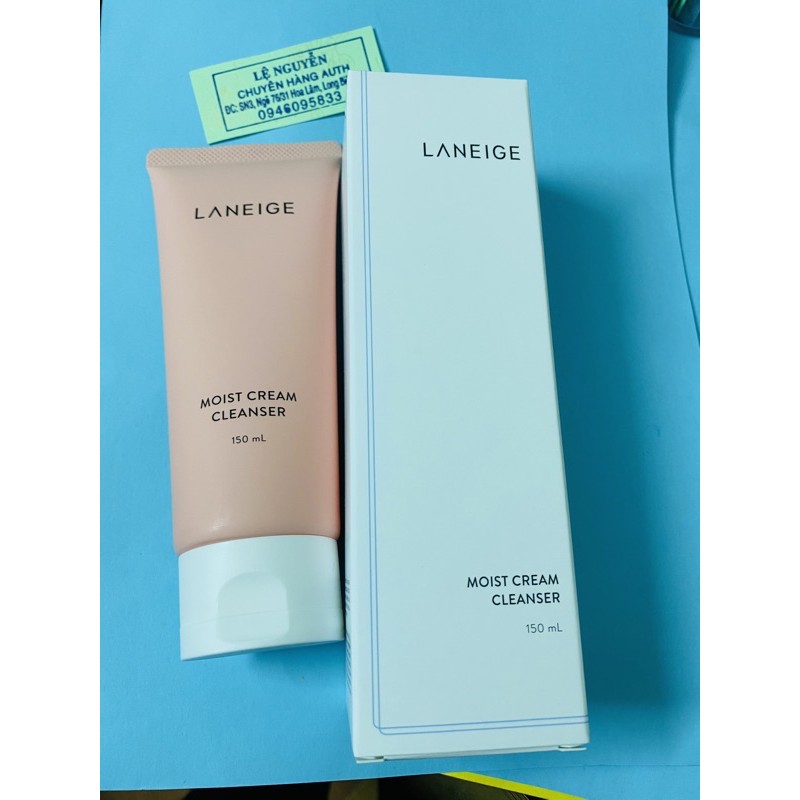 SỮA RỬA MẶT DƯỠNG ẨM LANEIGE FOAM CLEANSER MOISTURE 180ML