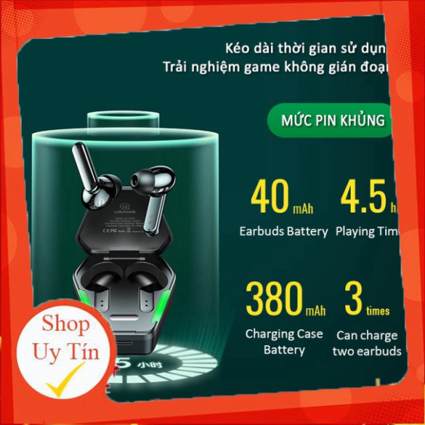 [Khuyến Mại] Tai Nghe Bluetooth Gaming USASM JY01 Tws Chính Hãng Tích Hợp Hai Chế Độ Mode | BigBuy360 - bigbuy360.vn