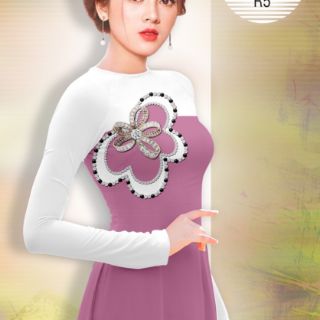 Vải áo dài in 3D cả bộ