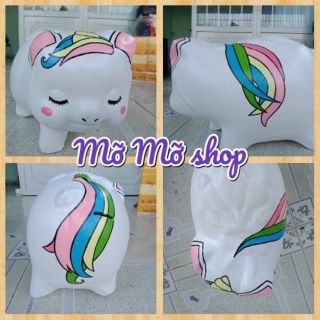 Heo đất ngựa một sừng Unicorn - heo đất handmade