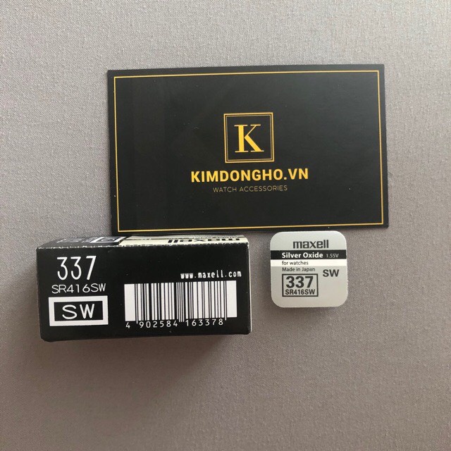 Hộp 1 Viên Maxell SR416SW 337 416 Nhật