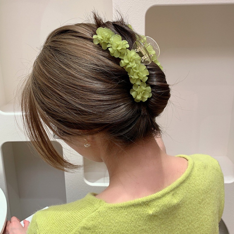 Kẹp Tóc Hình Hoa Lan / Cá Mập Thanh Lịch Cho Nữ