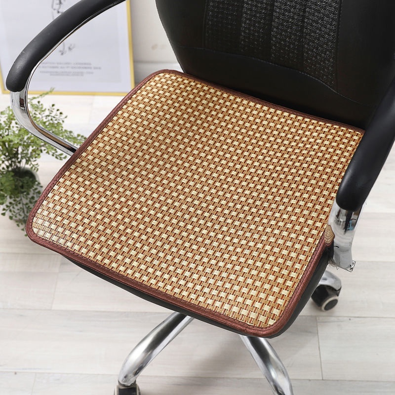 Đệm Lót Ghế Ngồi Xe Hơi / Văn Phòng Đan Mây Dày Dặn Chống Trượt Tiện Dụng