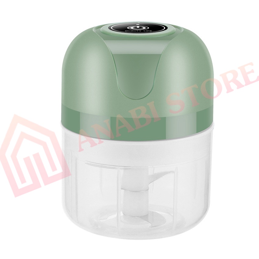 Máy Xay Tỏi Ớt Mini Tích Điện ANABI 250ML - Máy Nghiền CS 300W - Xay Thịt, Rau, Củ, Đồ Ăn Dặm -  Xay Thế Hệ Mới