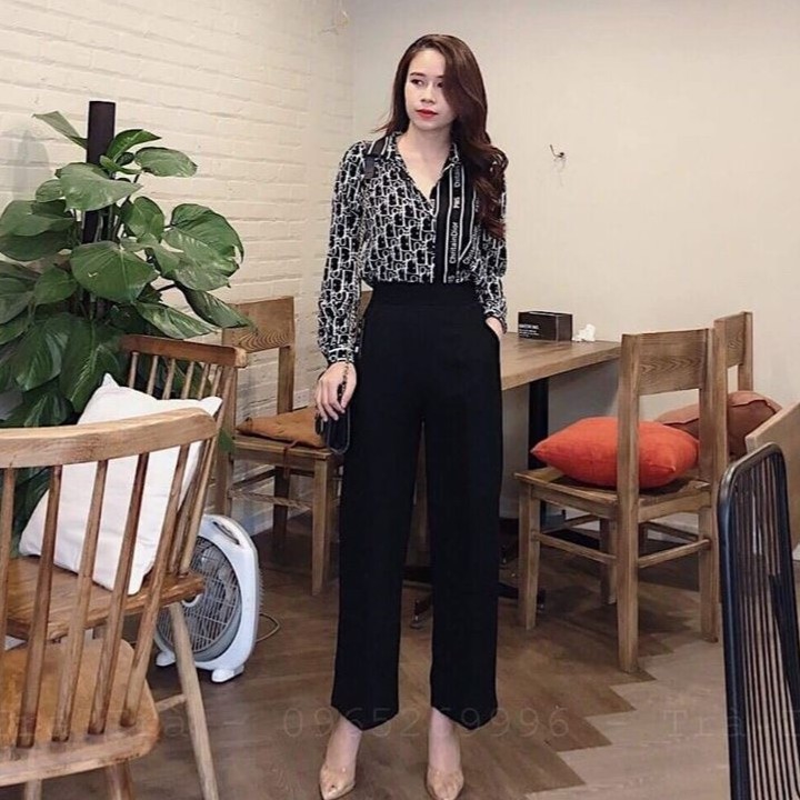 Quần ống rộng nữ chất tuyết mưa (Hàng đẹp)