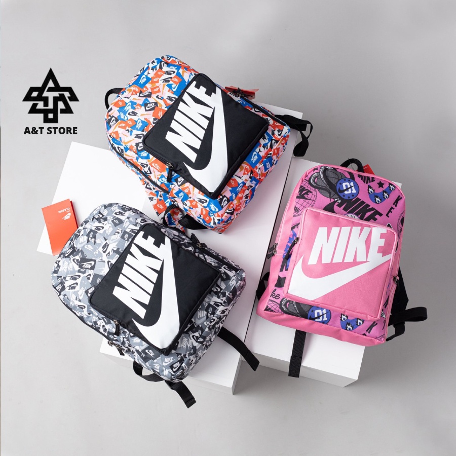 Balo Nike Ulzzang Họa Tiết Thời Trang Nam Nữ Full Tag Code