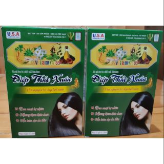 Dầu gội đen tóc Diệp Thảo Xuân