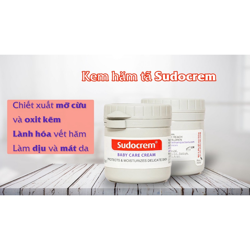 Kem chống hăm SudoCrem UK 60g 125g - Hàng nội địa