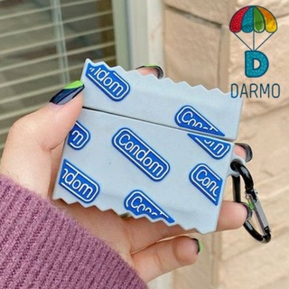 Case bảo vệ Airpods Pro/1/2 bcs durex màu ghi
