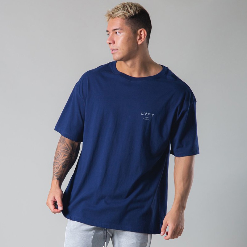 Áo Thun Cotton Ngắn Tay Thoải Mái Thời Trang Thể Thao Nam Tính