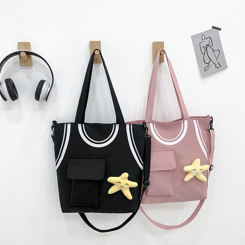 Túi Xách Canvas Sức Chứa Lớn Mẫu Mới Năm 2021 Thời Trang Dành Cho Nữ