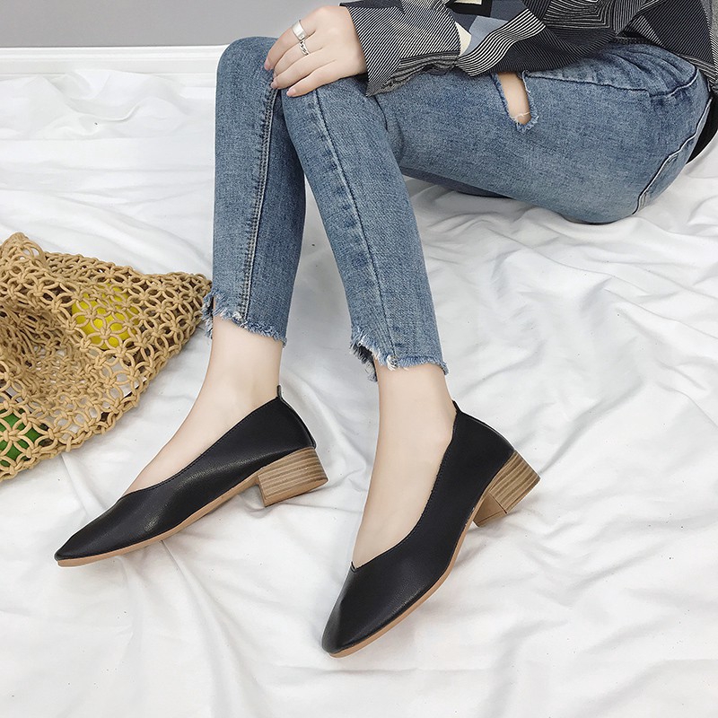 Giày Cao Gót Nữ Phong Cách Ulzzang Thời Trang 8251810
