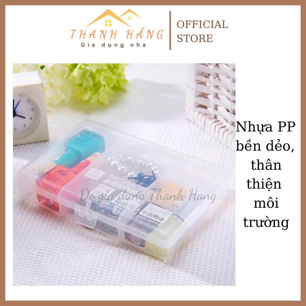 Hộp nhựa đựng đồ cá nhân mini freeship hộp nhựa có nắp, tủ nhựa đựng thuốc chia nhiều ngăn đựng ốc vít