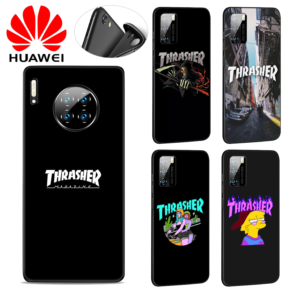 Ốp Điện Thoại Mềm Hình Logo Thrasher Sh54 Cho Huawei Nova 5t 5i 3i 7 4e 4 3i 3 2i 2 Lite