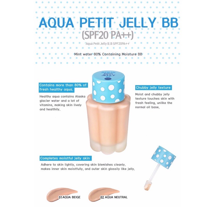 Kem nền Aqua Petit Jelly BB Cream