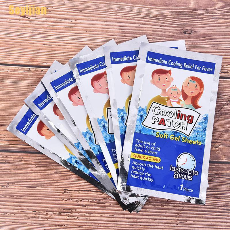 [Hàng mới về] Túi 10 miếng dán làm mát hỗ trợ giảm đau dành cho trẻ em