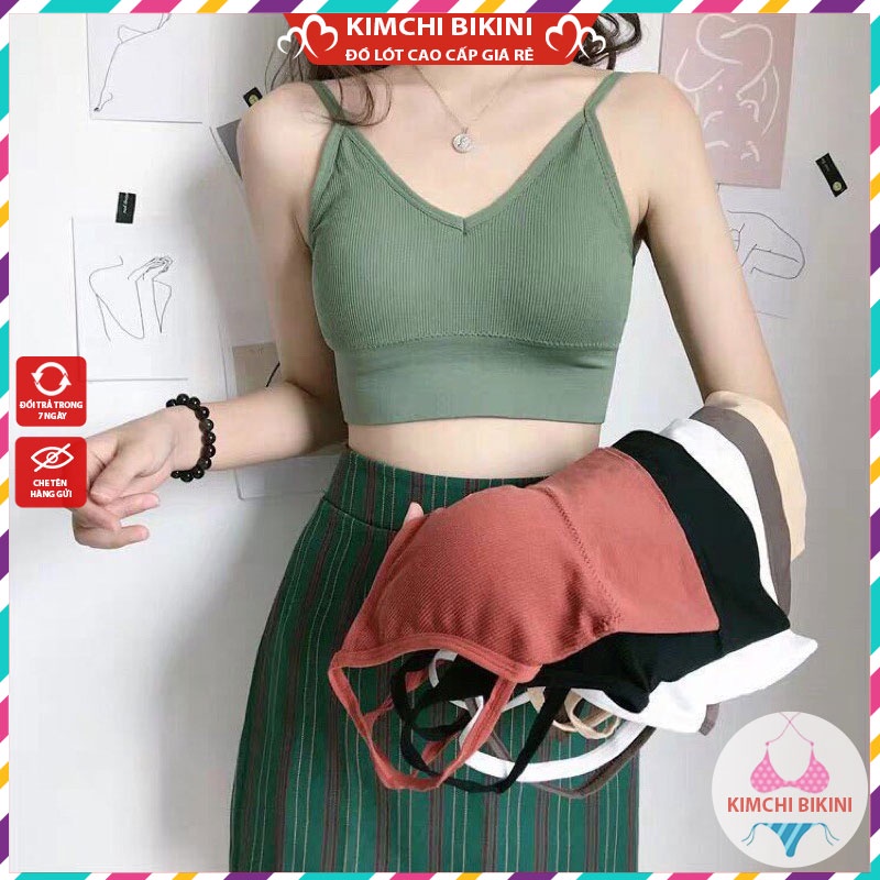 [Thanh Lý] Áo Lót Nữ - Áo Bra Nữ 2 dây tập gym chữ U hở lưng 2 dây nâng ngực gợi cảm co giãn mẫu BIGU KIMCHIBIKINI AL029