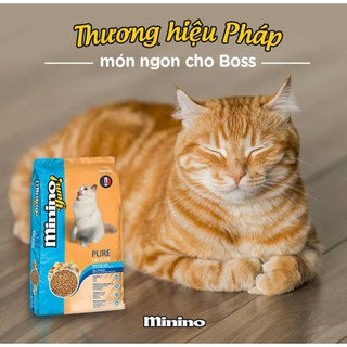 RẺ VÔ ĐỊCH - DATE 2022 Thức Ăn Cho Mèo Minino Yum Của Pháp 350gr
