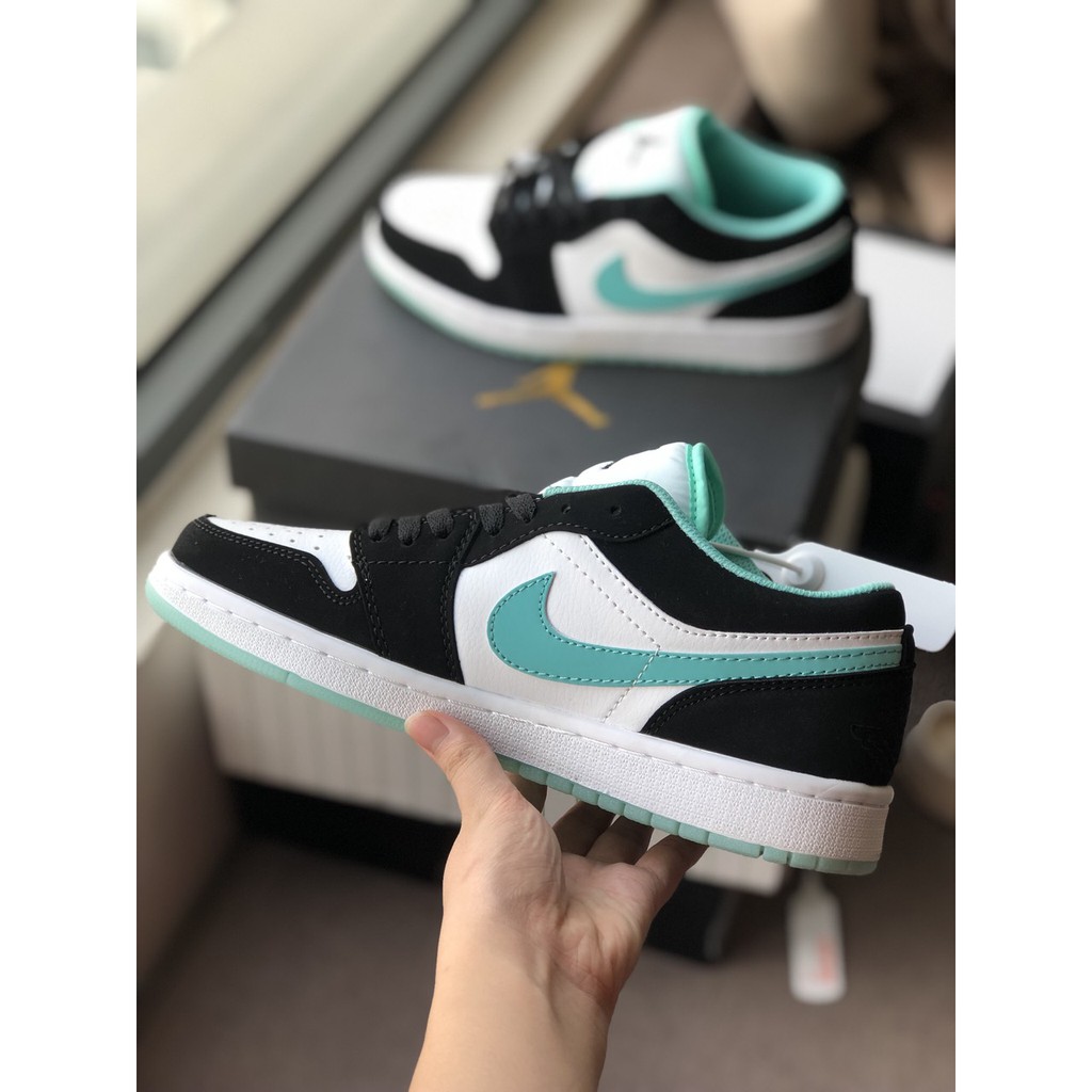 [More&amp;More] Giày Sneaker Cổ Thấp Jordan 1 Low phối màu Nõn chuối siêu đẹp MSN3328
