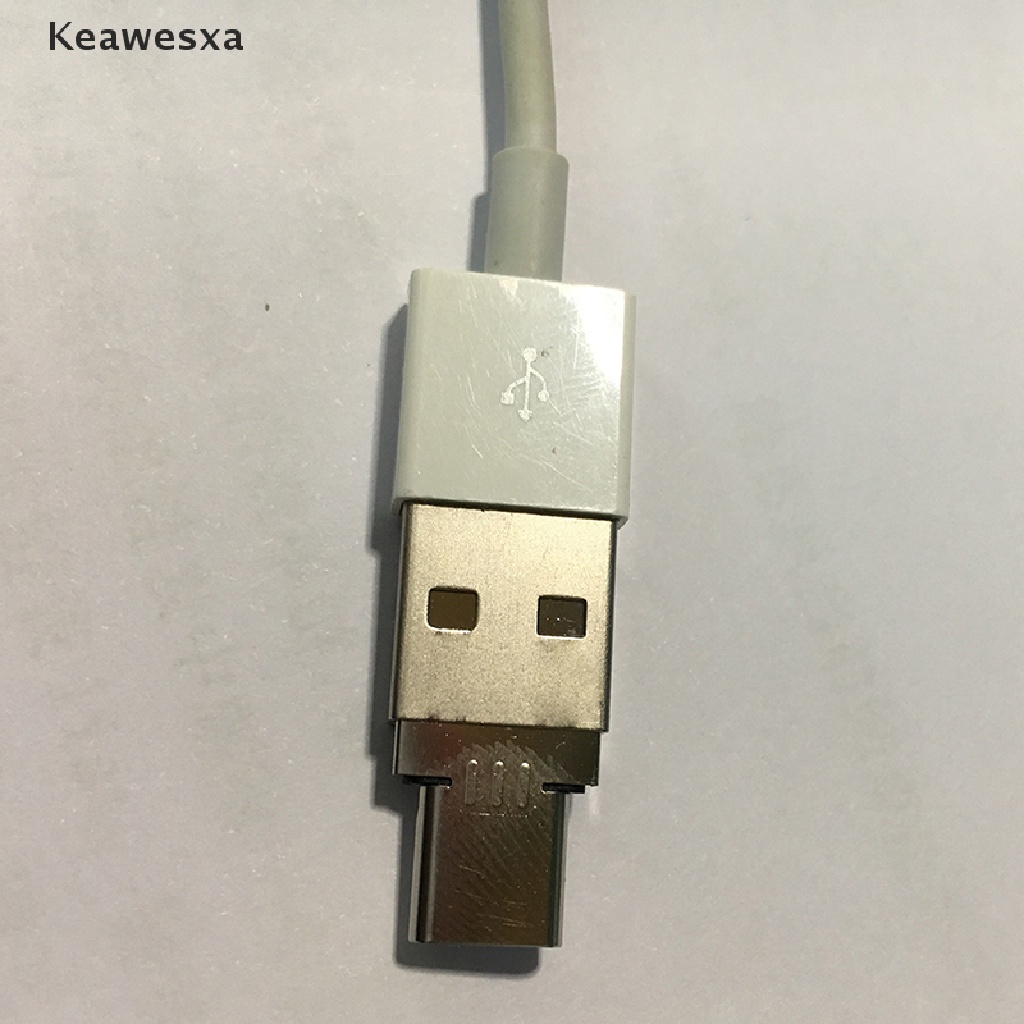 Keawesxa USB-C 3.1 Type C Male to USB Female OTG Adapter Converter For U Disk Ready Stock