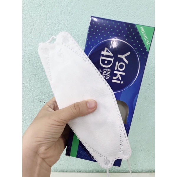 Khẩu Trang 4D Yoki (Yuki) Cao Cấp,Kháng Khuẩn Hộp 10cái (Hàng Cty) | BigBuy360 - bigbuy360.vn