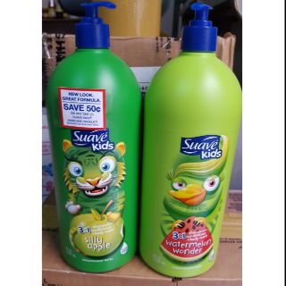Sữa Tắm - Gội - Xã Suave Kid 3 in 1 chính Hãng Mỹ 1,18 lít