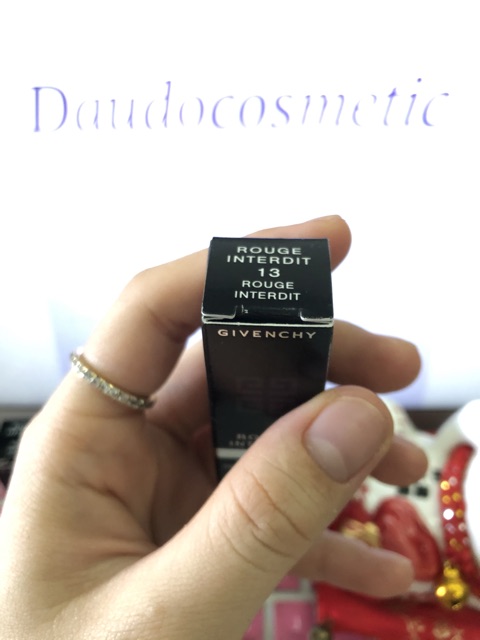 [ mini ] Son Givenchy Rouge Interdit 13 màu 13 fullbox 1.3gr