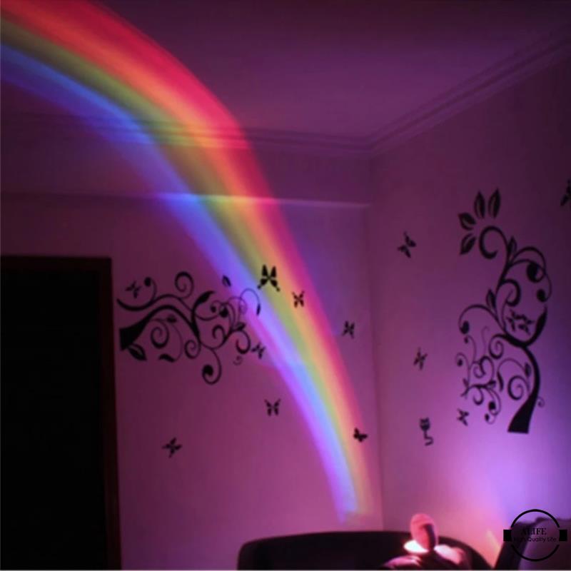 Đèn Ngủ Hình Cá Heo Màu Cầu Vồng Lãng Mạn