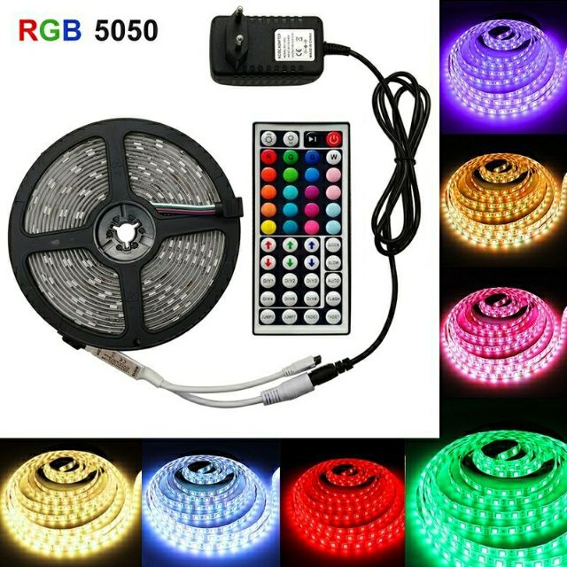 Đèn Led TikTok Quay TikTok, Đèn Màu Trang trí Phòng Ngủ - Led Dây RGB 5050RGB