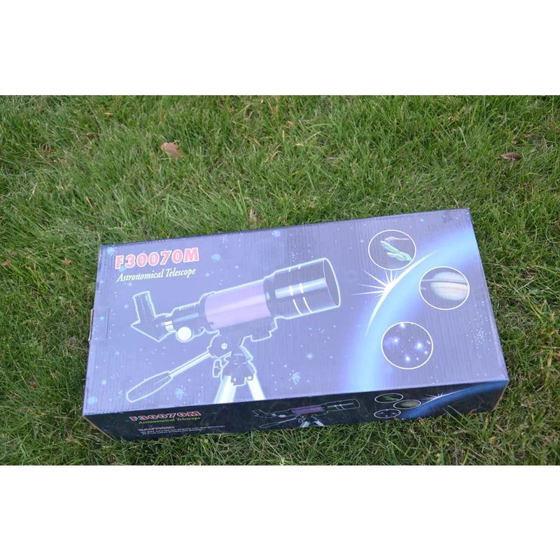 Kính thiên văn Focus F30070m độ phóng 150X giá rẻ kèm giá đỡ 3 chân Kính viễn vọng khúc xạ ngắm trăng sao