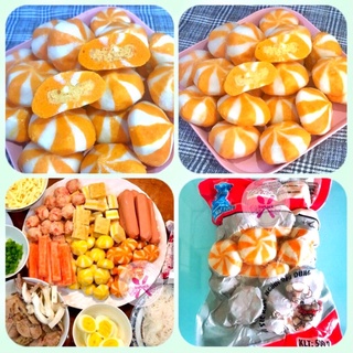Bánh bao trứng cá cam