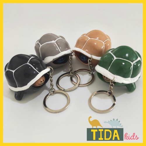 Móc Khóa Rùa Rụt Cổ ⚡ HOT TREND ⚡ Đồ Chơi Thò Thụt Đầu Rùa Xả Stress, Giảm Căng Thẳng, Đồ Chơi Giải Trí TIDA KIDS SHOP