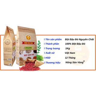 Bột Nông Sản Vàng Đậu Đỏ 1kg