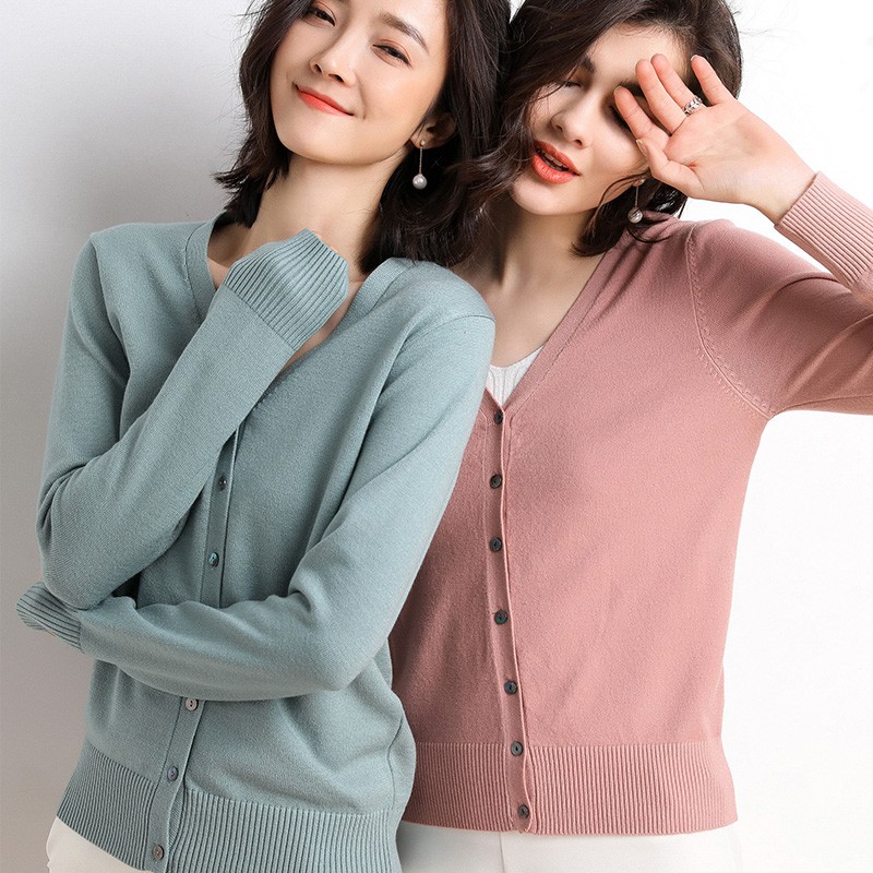 Áo Cardigan Len Xuất Nhật Dáng Tiểu Thư - Nhẹ Nhàng, Sang Trọng