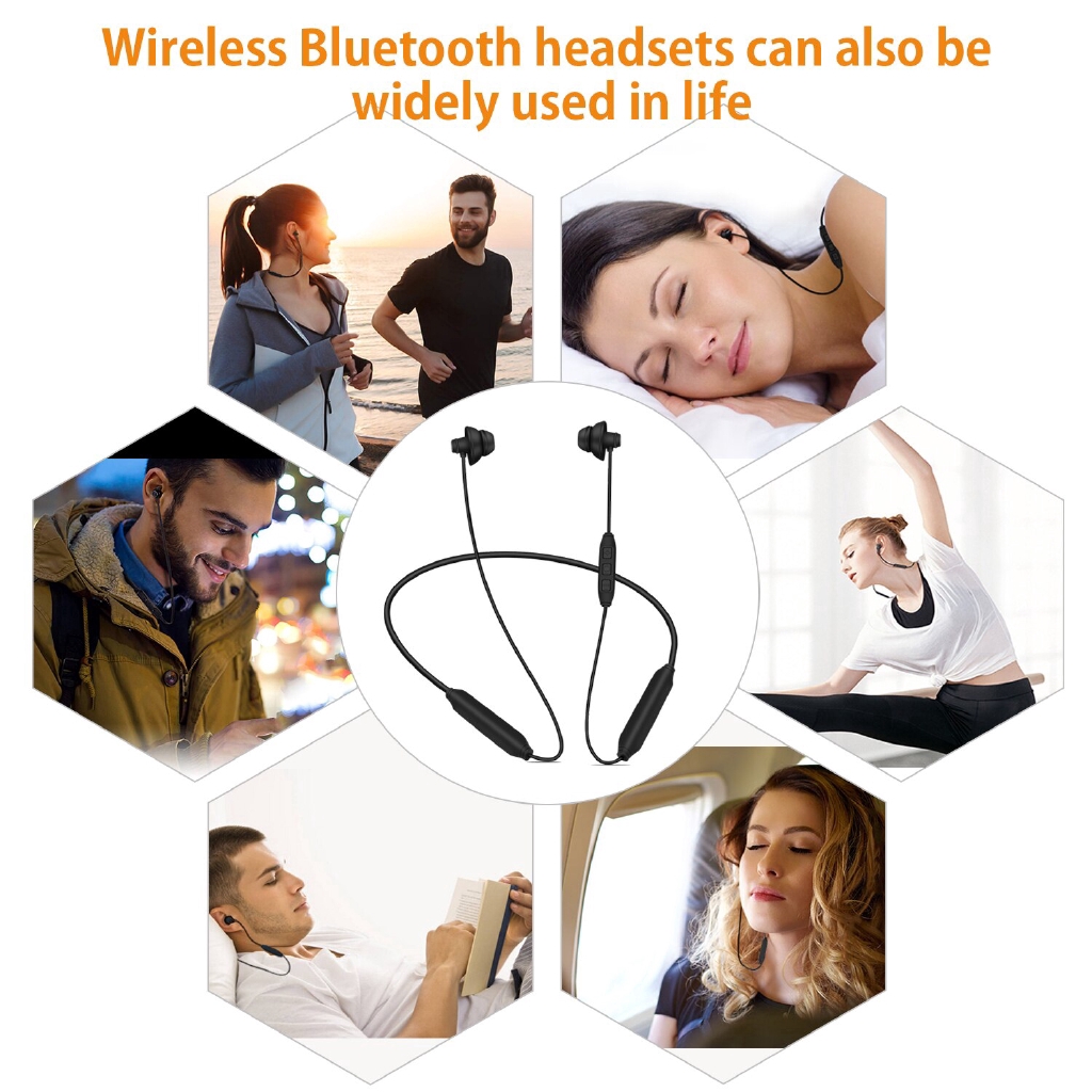 Tai nghe nhét tai GOOJODOQ bluetooth 4.2 chặn tiếng ồn tích hợp micro kèm cáp sạc cao cấp | BigBuy360 - bigbuy360.vn