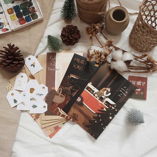 Thiệp Giáng Sinh vẽ tay