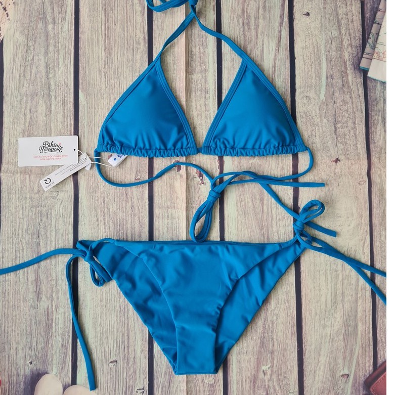 Bikini Tam Giác 2 Mảnh Màu Tím Khoai Môn - Bikinistore Bộ Sưu Tập Đồ Bơi Nữ